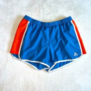Women’s Orange/Blue Adidas Clima365 Running Shorts